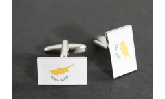 Cufflinks Cyprus Flag - 0.8 x 0.5 inch