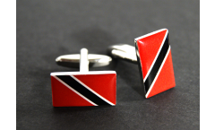 Cufflinks Trinidad and Tobago Flag - 0.8 x 0.5 inch