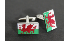 Cufflinks Wales Flag - 0.8 x 0.5 inch