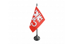 Switzerland Canton Nidwalden Table Flag - 5 x 5 inch