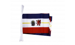 Germany Mecklenburg-Western Pomerania Bunting Flags - 5.9 x 8.65 inch