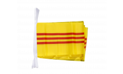 Vietnam old (South Vietnam) Bunting Flags - 5.9 x 8.65 inch