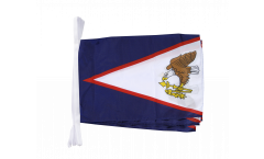 American Samoa Bunting Flags - 12 x 18 inch