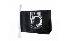 USA Pow Mia / black, white Bunting Flags - 12 x 18 inch