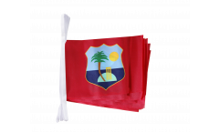 West Indies Bunting Flags - 5.9 x 8.65 inch