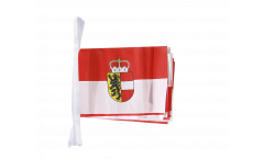 Austria Salzburg Bunting Flags - 5.9 x 8.65 inch