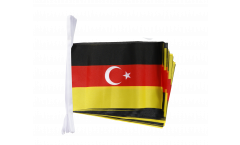 Freindship Germany - Turkey Bunting Flags - 5.9 x 8.65 inch