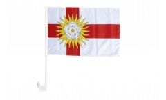 Great Britain Yorkshire West Riding Car Flag - 12 x 16 inch