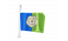 Great Britain Yorkshire East Riding Bunting Flags - 5.9 x 8.65 inch