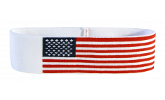 USA Headband / sweatband - 6 x 21cm