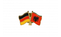 Germany - Albania Friendship Flag Pin, Badge - 22 mm