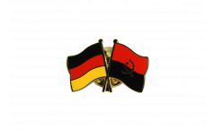 Germany - Angola Friendship Flag Pin, Badge - 22 mm