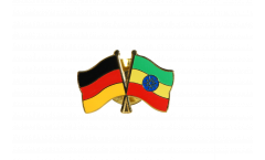 Germany - Ethiopia Friendship Flag Pin, Badge - 22 mm