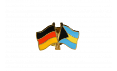 Germany - Bahamas Friendship Flag Pin, Badge - 22 mm