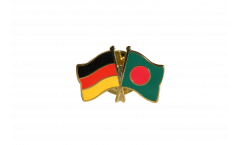 Germany - Bangladesh Friendship Flag Pin, Badge - 22 mm