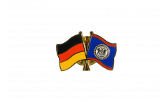 Germany - Belize Friendship Flag Pin, Badge - 22 mm