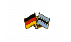 Germany - Botswana Friendship Flag Pin, Badge - 22 mm