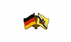 Germany - Brunei Friendship Flag Pin, Badge - 22 mm