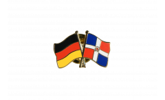 Germany - Dominican Republic Friendship Flag Pin, Badge - 22 mm