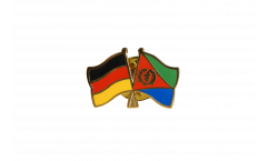 Germany - Eritrea Friendship Flag Pin, Badge - 22 mm
