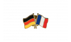 Germany - France Friendship Flag Pin, Badge - 22 mm