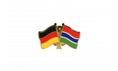 Germany - Gambia Friendship Flag Pin, Badge - 22 mm
