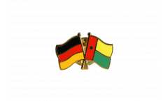 Germany - Guinea-Bissau Friendship Flag Pin, Badge - 22 mm