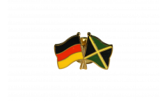 Germany - Jamaica Friendship Flag Pin, Badge - 22 mm