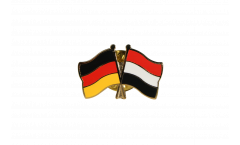 Germany - Yemen Friendship Flag Pin, Badge - 22 mm