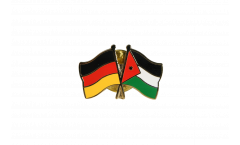 Germany - Jordan Friendship Flag Pin, Badge - 22 mm