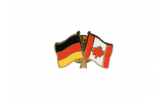 Germany - Canada Friendship Flag Pin, Badge - 22 mm