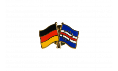 Germany - Cape Verde Friendship Flag Pin, Badge - 22 mm