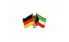 Germany - Kuwait Friendship Flag Pin, Badge - 22 mm