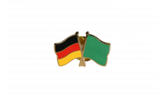 Germany - Libya 1977-2011 Friendship Flag Pin, Badge - 22 mm