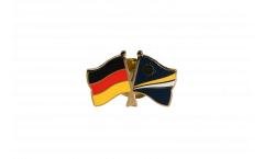 Germany - Marshall Islands Friendship Flag Pin, Badge - 22 mm