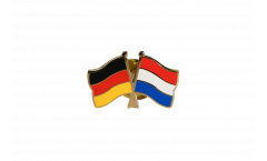 Germany - Netherlands Friendship Flag Pin, Badge - 22 mm