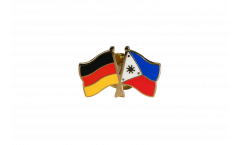 Germany - Philippines Friendship Flag Pin, Badge - 22 mm