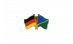 Germany - Solomon Islands Friendship Flag Pin, Badge - 22 mm
