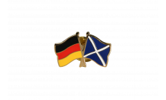 Germany - Scotland Friendship Flag Pin, Badge - 22 mm