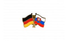 Germany - Slovakia Friendship Flag Pin, Badge - 22 mm
