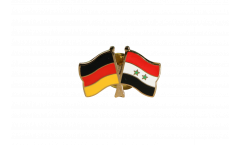 Germany - Syria Friendship Flag Pin, Badge - 22 mm