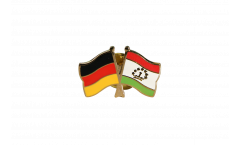 Germany - Tajikistan Friendship Flag Pin, Badge - 22 mm