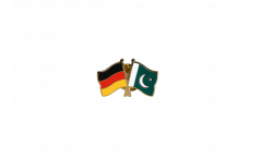 Germany - Pakistan Friendship Flag Pin, Badge - 22 mm