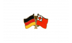 Germany - Tonga Friendship Flag Pin, Badge - 22 mm