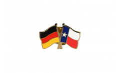 Germany - USA Texas Friendship Flag Pin, Badge - 22 mm