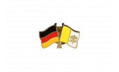 Germany - Vatican Friendship Flag Pin, Badge - 22 mm
