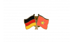 Germany - Vietnam Friendship Flag Pin, Badge - 22 mm
