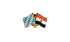 Bavaria - Egypt Friendship Flag Pin, Badge - 22 mm