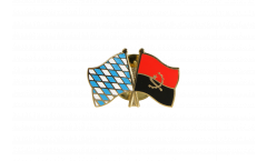 Bavaria - Angola Friendship Flag Pin, Badge - 22 mm