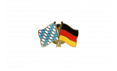 Bavaria - Germany Friendship Flag Pin, Badge - 22 mm